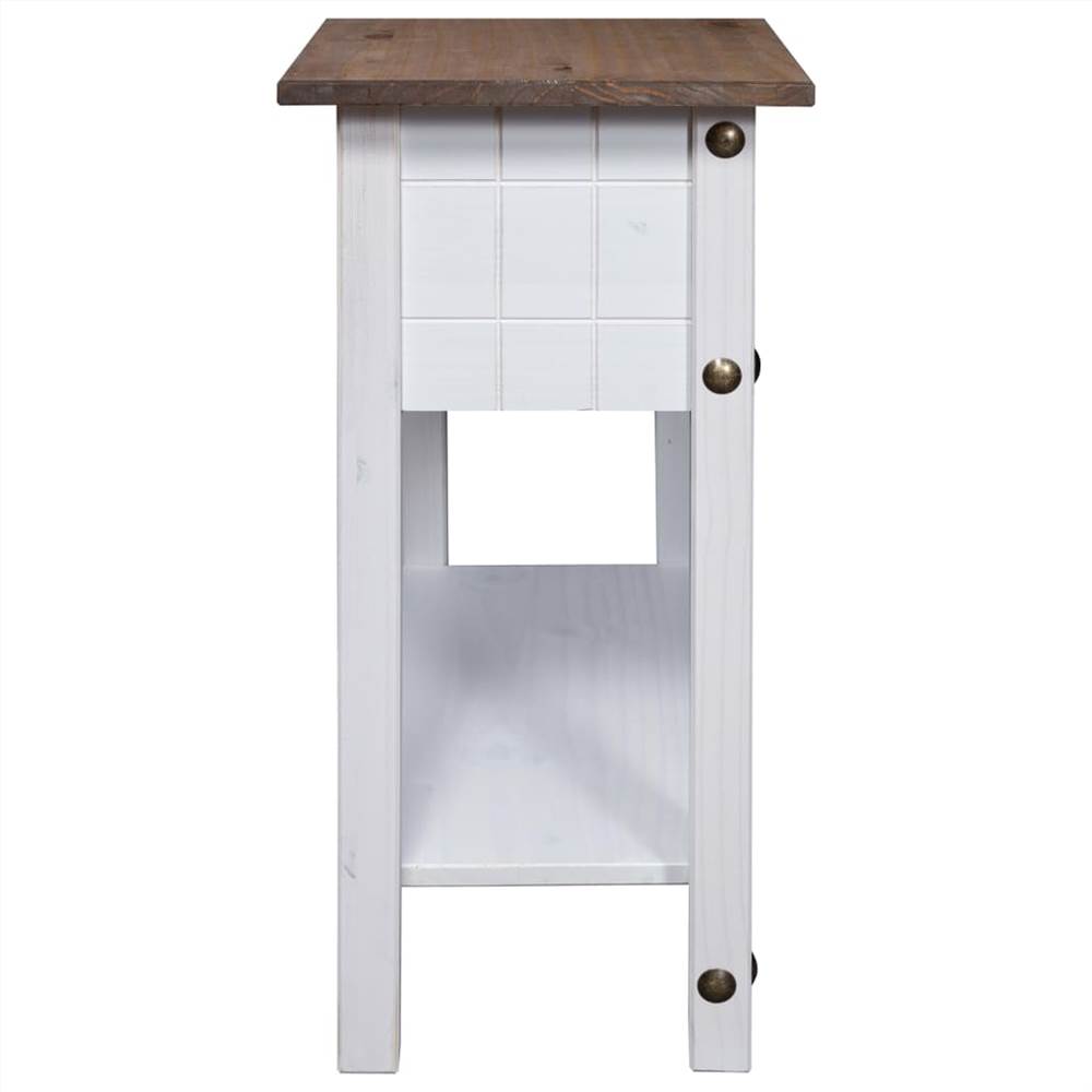 Console Table Mexican Pine Corona Range White 90x34.5x73 cm
