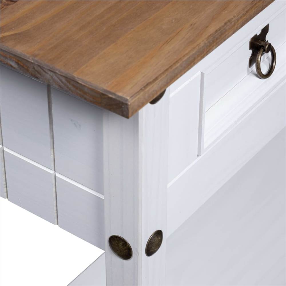 Console Table Mexican Pine Corona Range White 90x34.5x73 cm