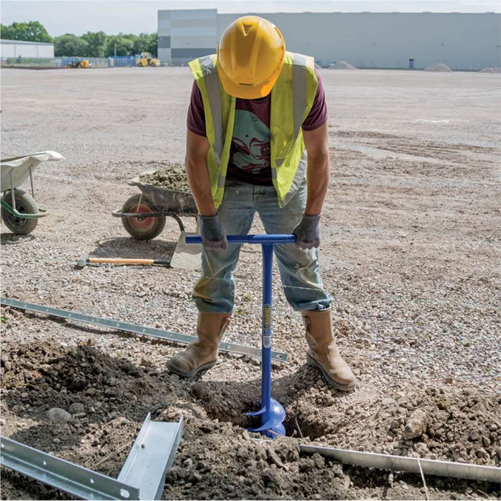Draper Tools Post Hole Digger with Auger 1070x155 mm Blue 24414