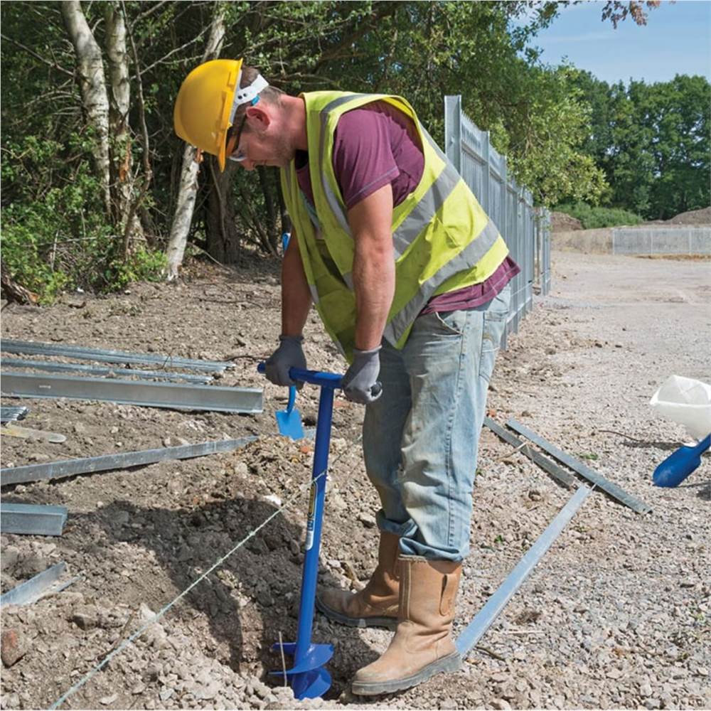 Draper Tools Post Hole Digger with Auger 1070x155 mm Blue 24414