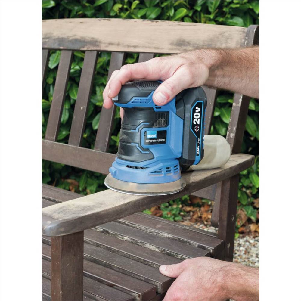 Draper Tools Random Orbit Sander "Storm Force" Bare 20V