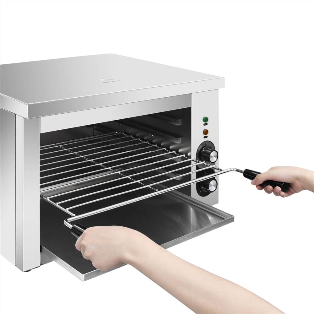 Electric Gastronorm Salamander Grill 3000 W Stainless Steel