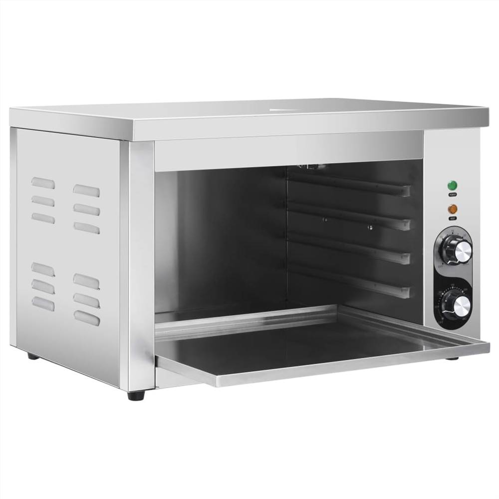 Electric Gastronorm Salamander Grill 3000 W Stainless Steel