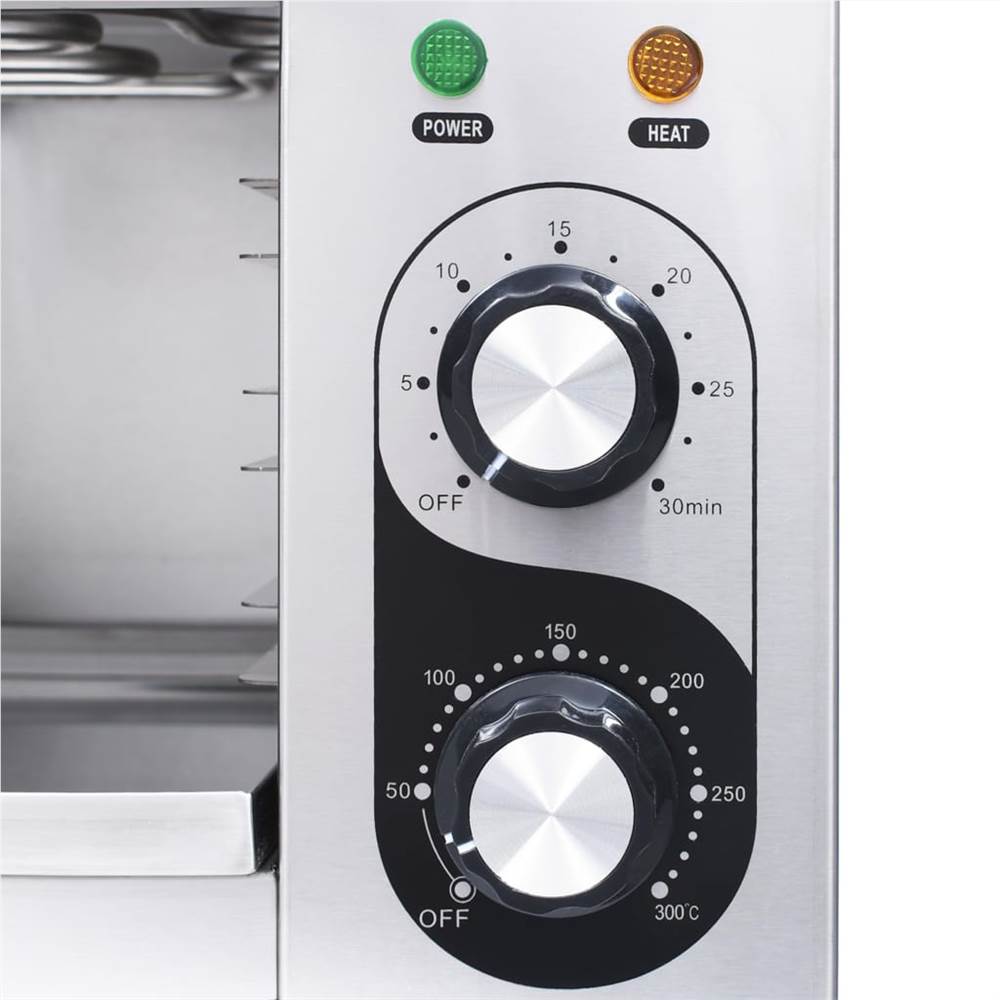 Electric Gastronorm Salamander Grill 3000 W Stainless Steel
