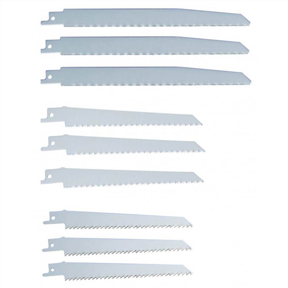 FERM Nine Piece Jigsaw Blade Steel RSA1001