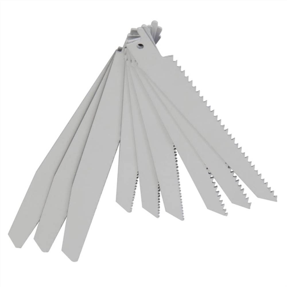 FERM Nine Piece Jigsaw Blade Steel RSA1001