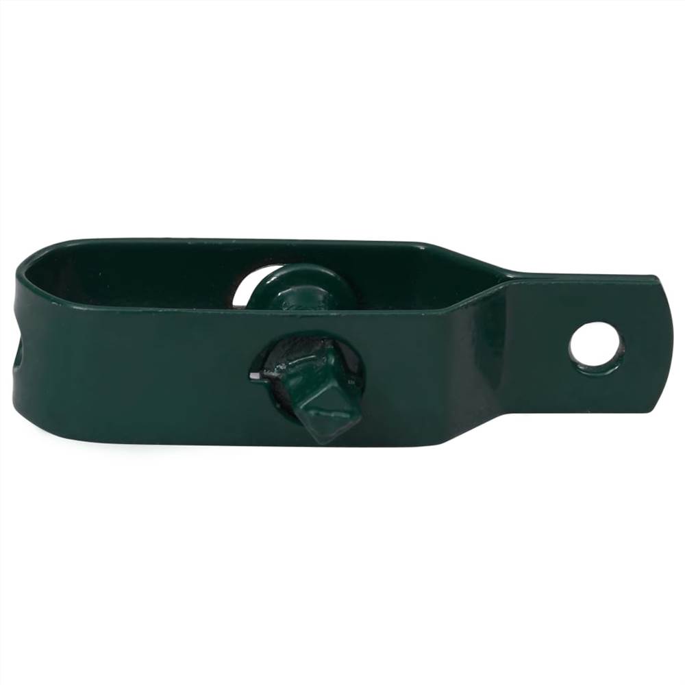 Fence Wire Tensioners 50 pcs 90 mm Steel Green