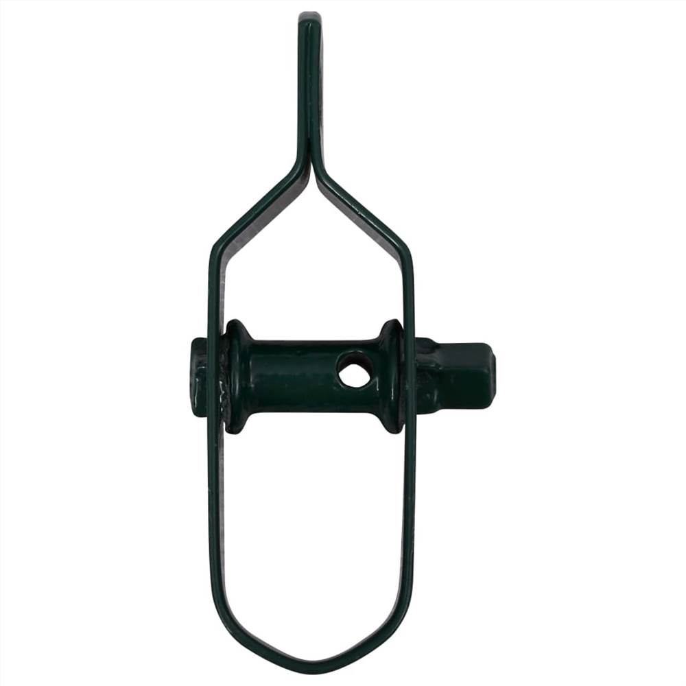 Fence Wire Tensioners 50 pcs 90 mm Steel Green