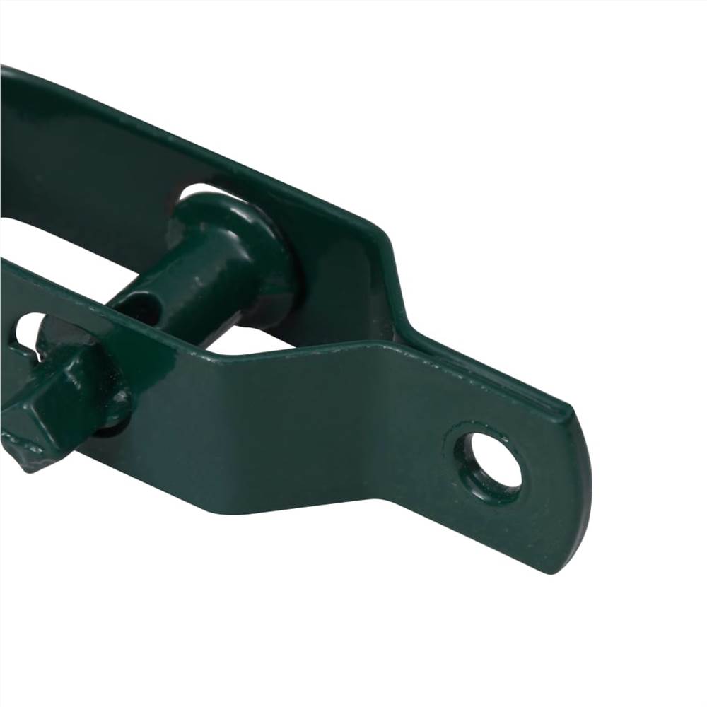 Fence Wire Tensioners 50 pcs 90 mm Steel Green