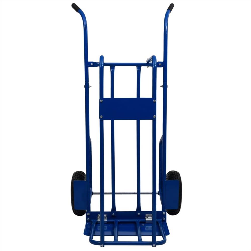 Firewood Trolley Steel 63x70.5x119.5 cm 120 kg Blue