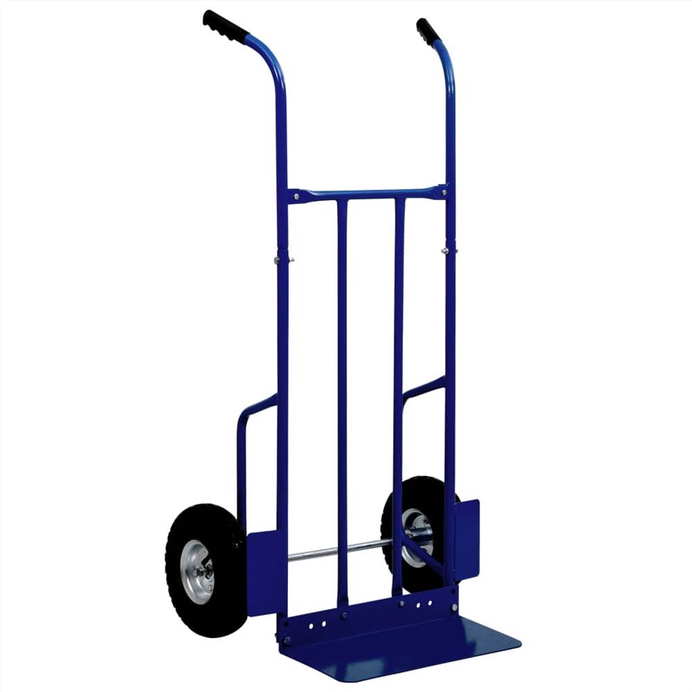 Firewood Trolley Steel 63x70.5x119.5 cm 120 kg Blue