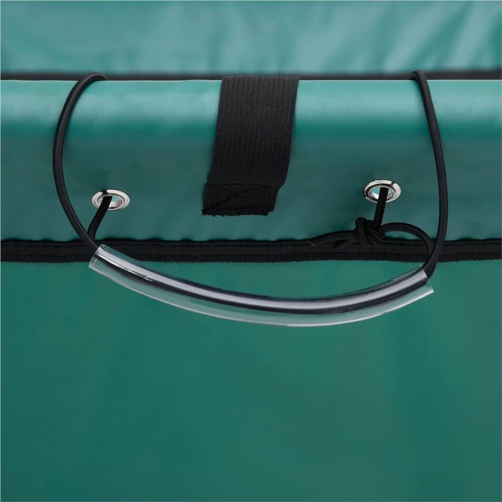 Folding Garden Wheelbarrow 60 L Green