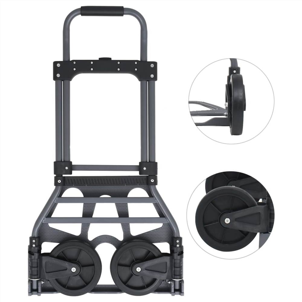 Folding Hand Truck Aluminium 130 kg