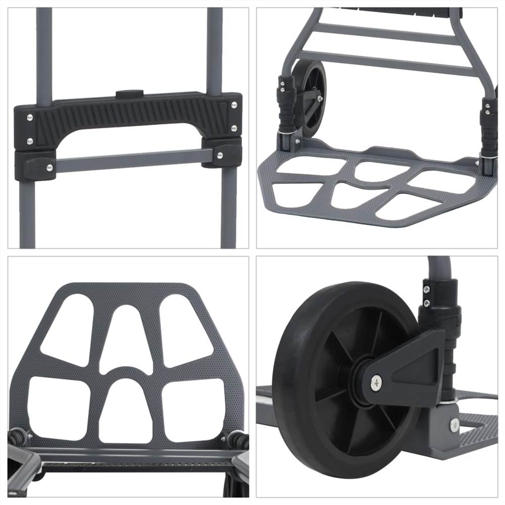 Folding Hand Truck Aluminium 130 kg