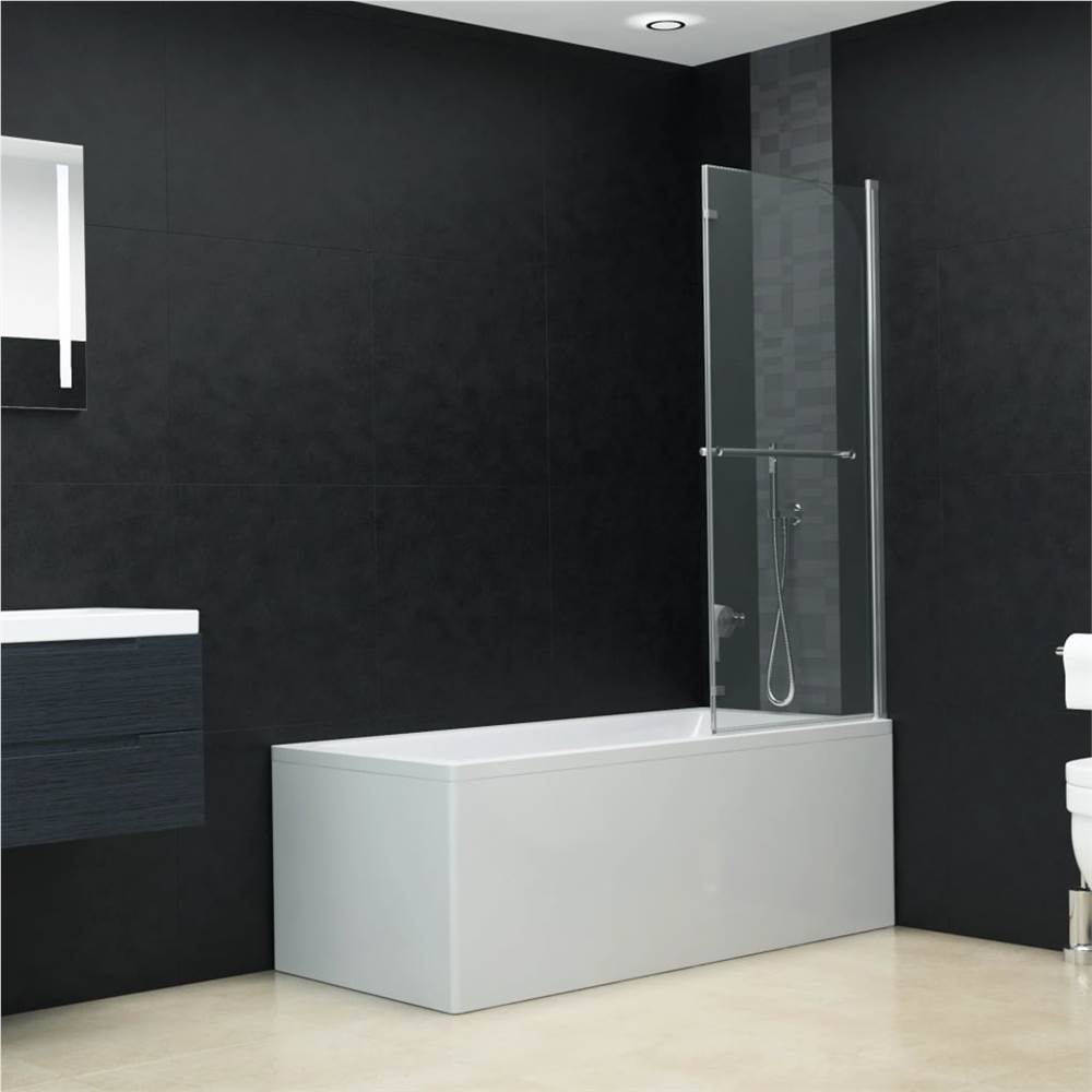 Folding Shower Enclosure 2 Panels ESG 120x140 cm