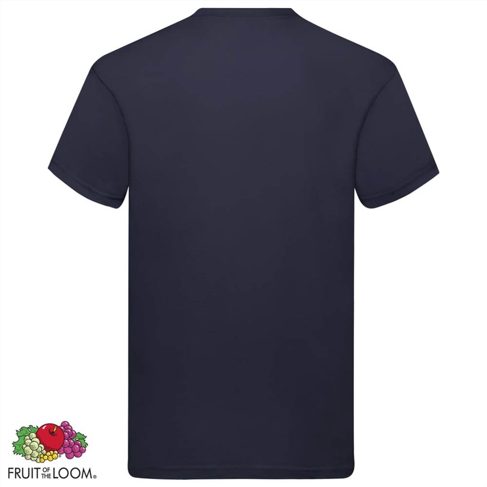 Fruit of the Loom Original T-shirts 5 pcs Deep Navy S Cotton