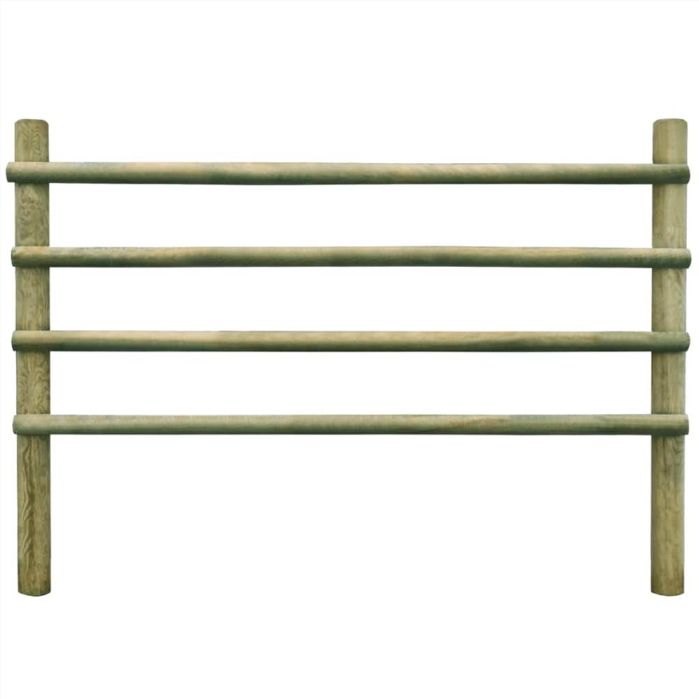 Garden Fence Impregnated Pinewood 6 m