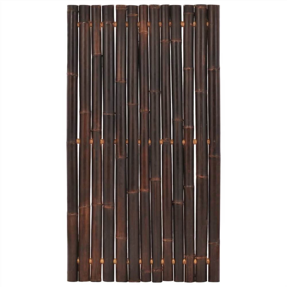 Garden Fence Panel Bamboo 90x170 cm Dark Brown