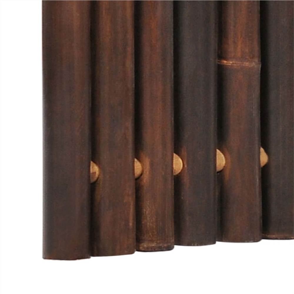 Garden Fence Panel Bamboo 90x170 cm Dark Brown