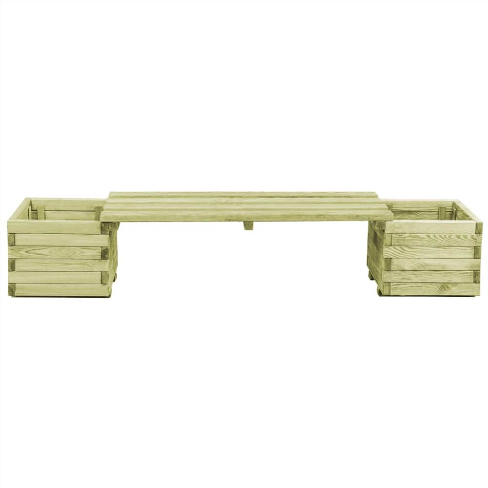 Garden Planter Bench Impregnated Pinewood