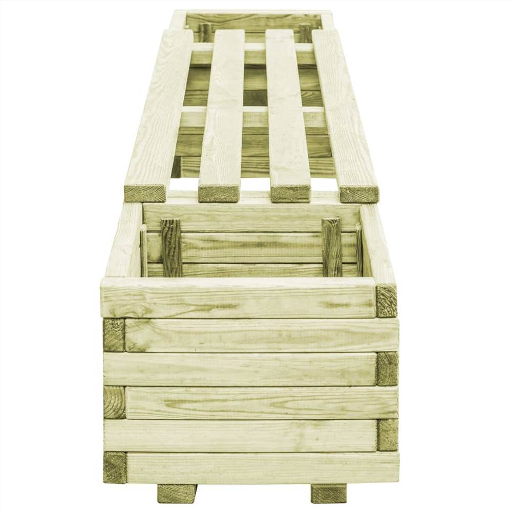 Garden Planter Bench Impregnated Pinewood