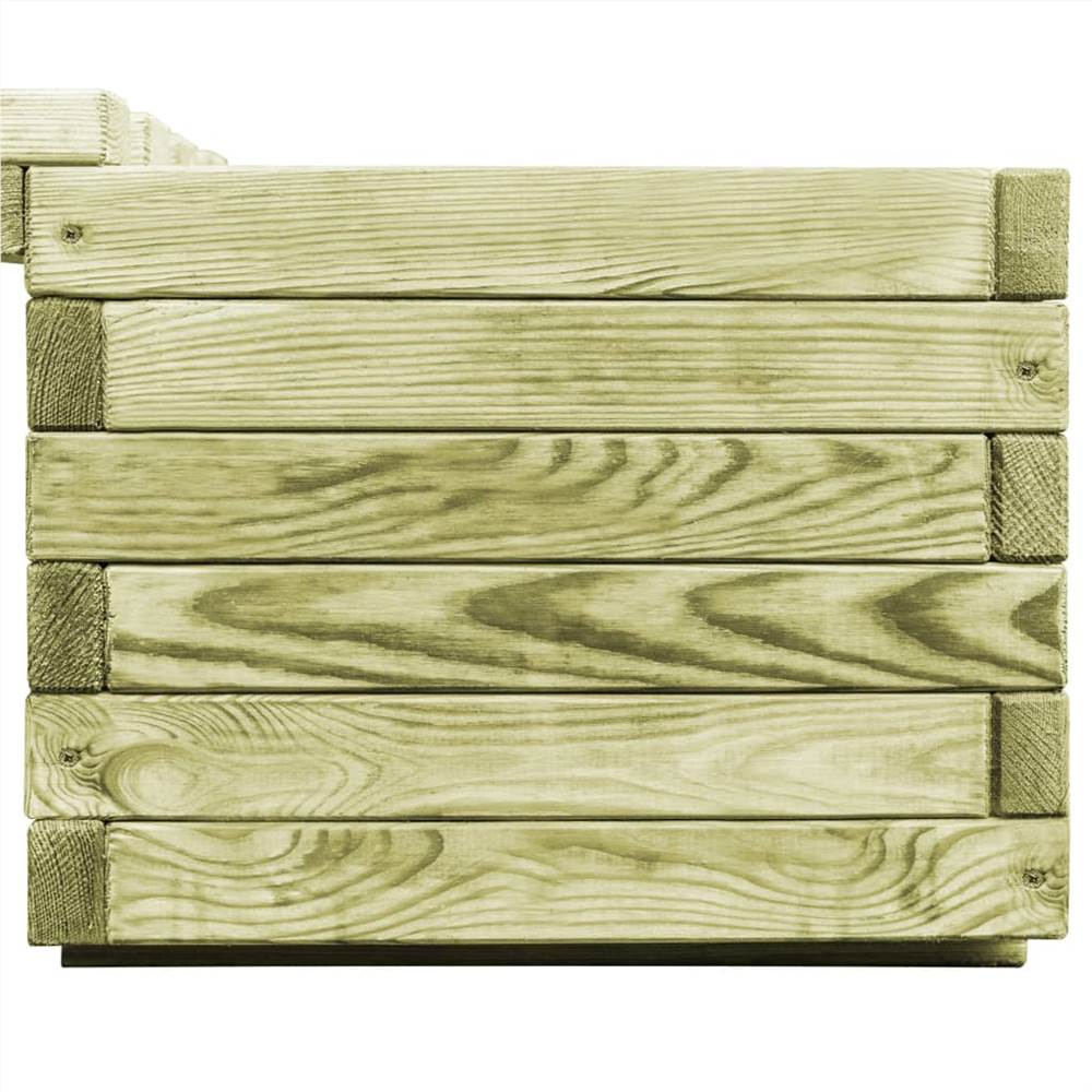 Garden Planter Bench Impregnated Pinewood