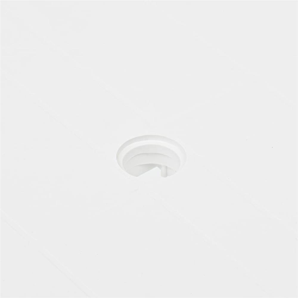 Garden Table White 80x75x72 cm Plastic
