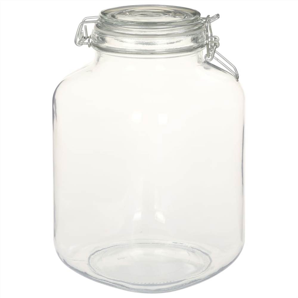 Glass Jars with Lock 12 pcs 3 L