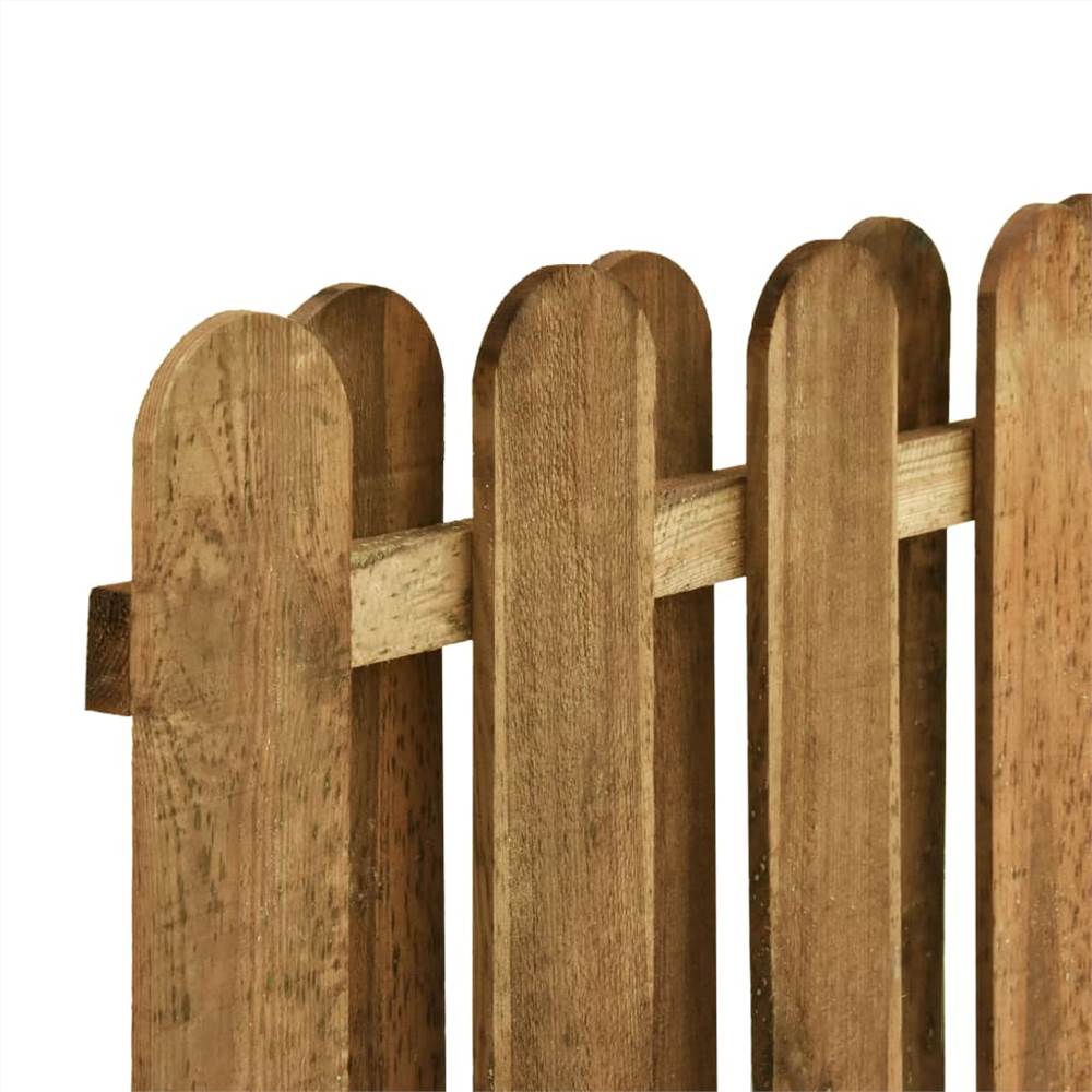 Hit and Miss Fence Panel Pinewood 180x170 cm