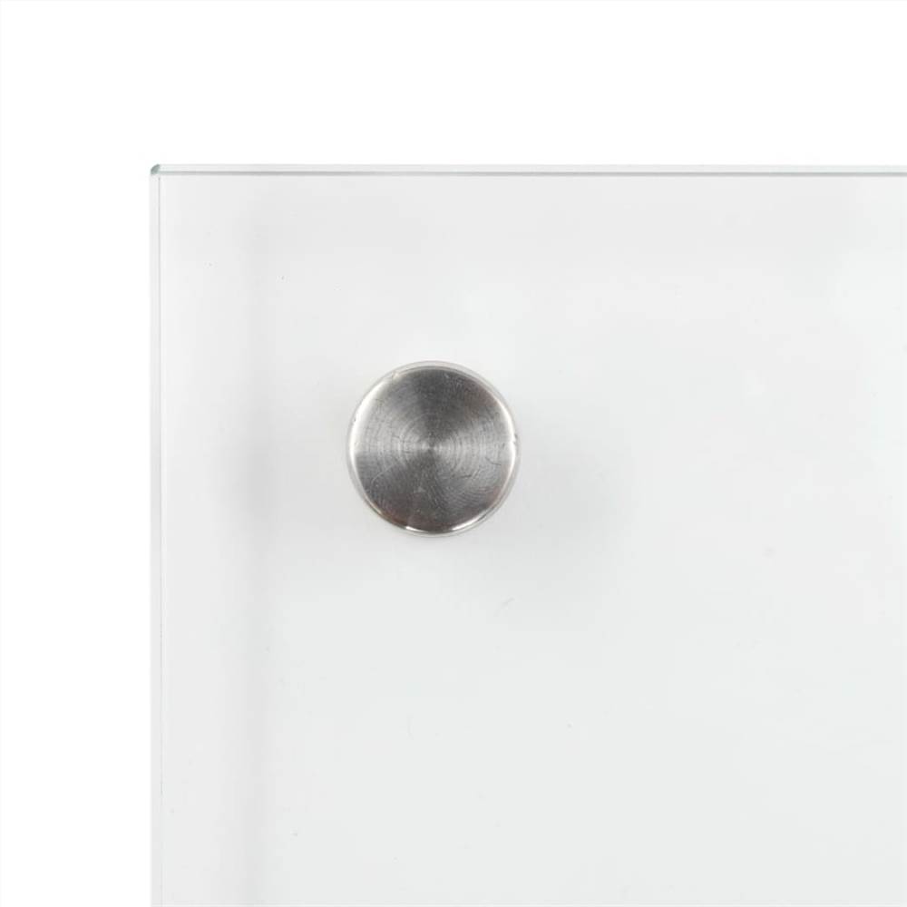 Kitchen Backsplash Transparent 120x60 cm Tempered Glass