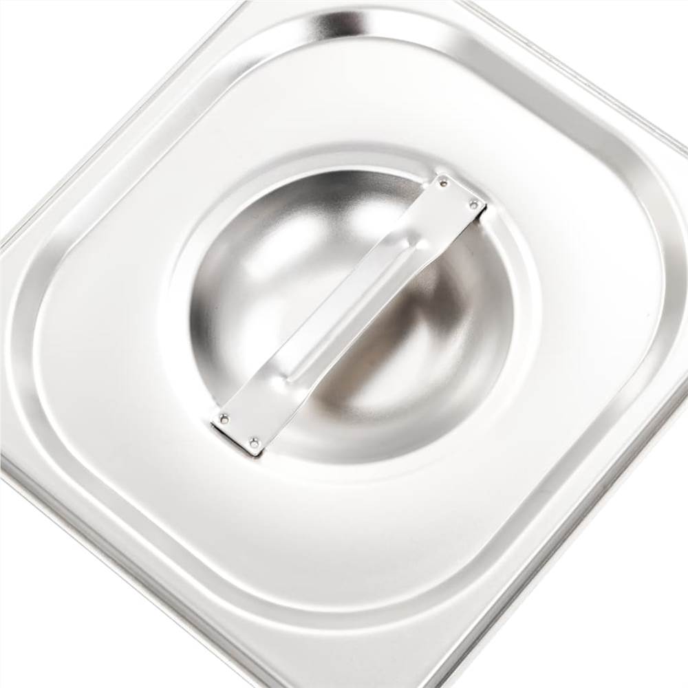 Lids for GN 1/6 Pan 8 pcs Stainless Steel