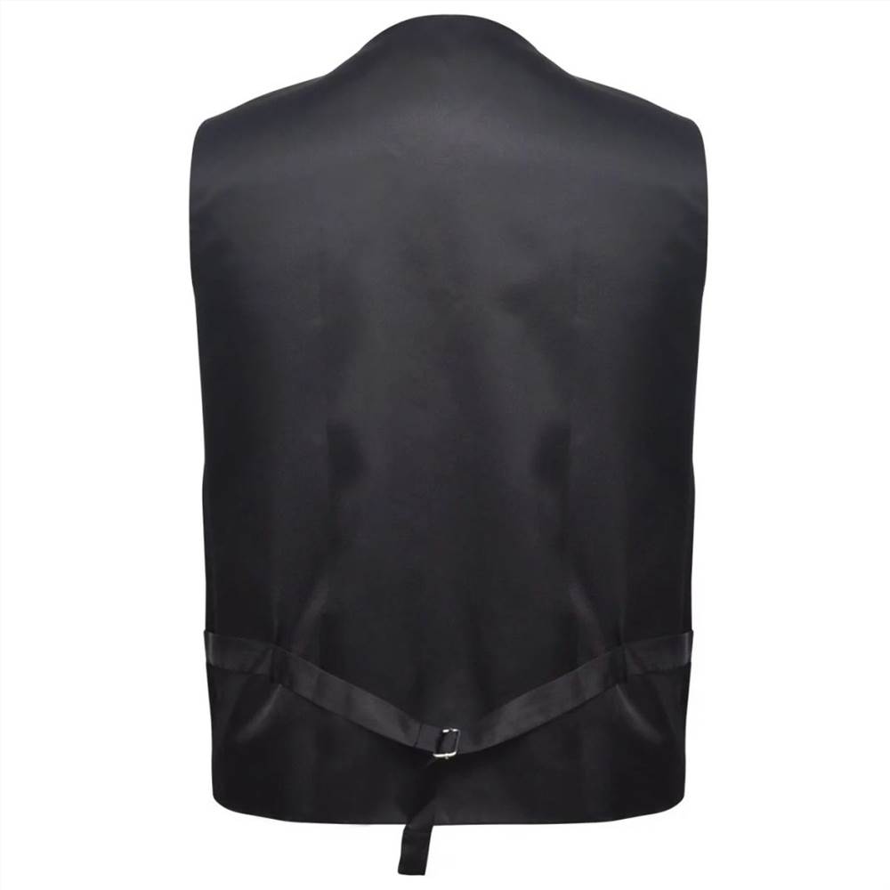 Mens Paisley Wedding Waistcoat Set Size 48 Black