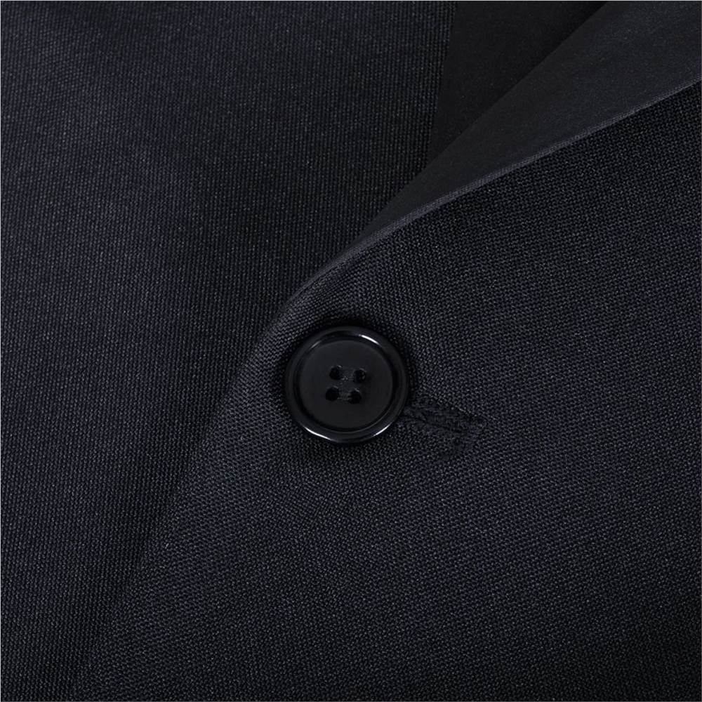 Mens Two Piece Black Tie Dinner Suit/Smoking Tuxedo Size 52