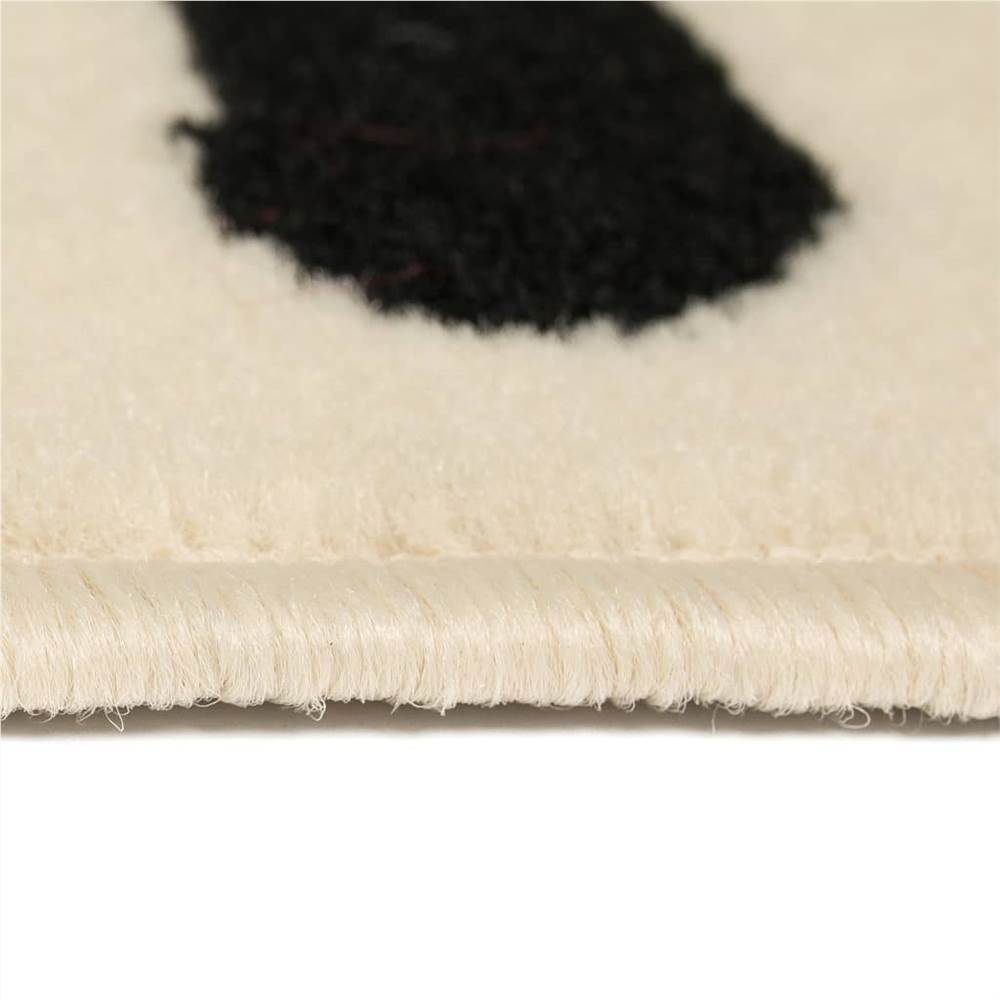 Modern Rug Zebra Design 80x150 cm Beige/Black