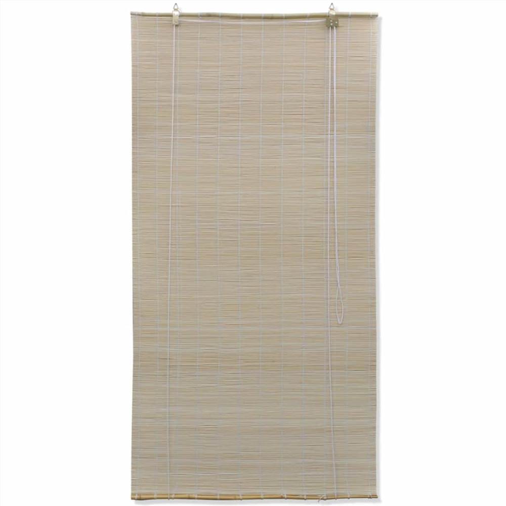 Natural Bamboo Roller Blinds 2 pcs 120x160 cm