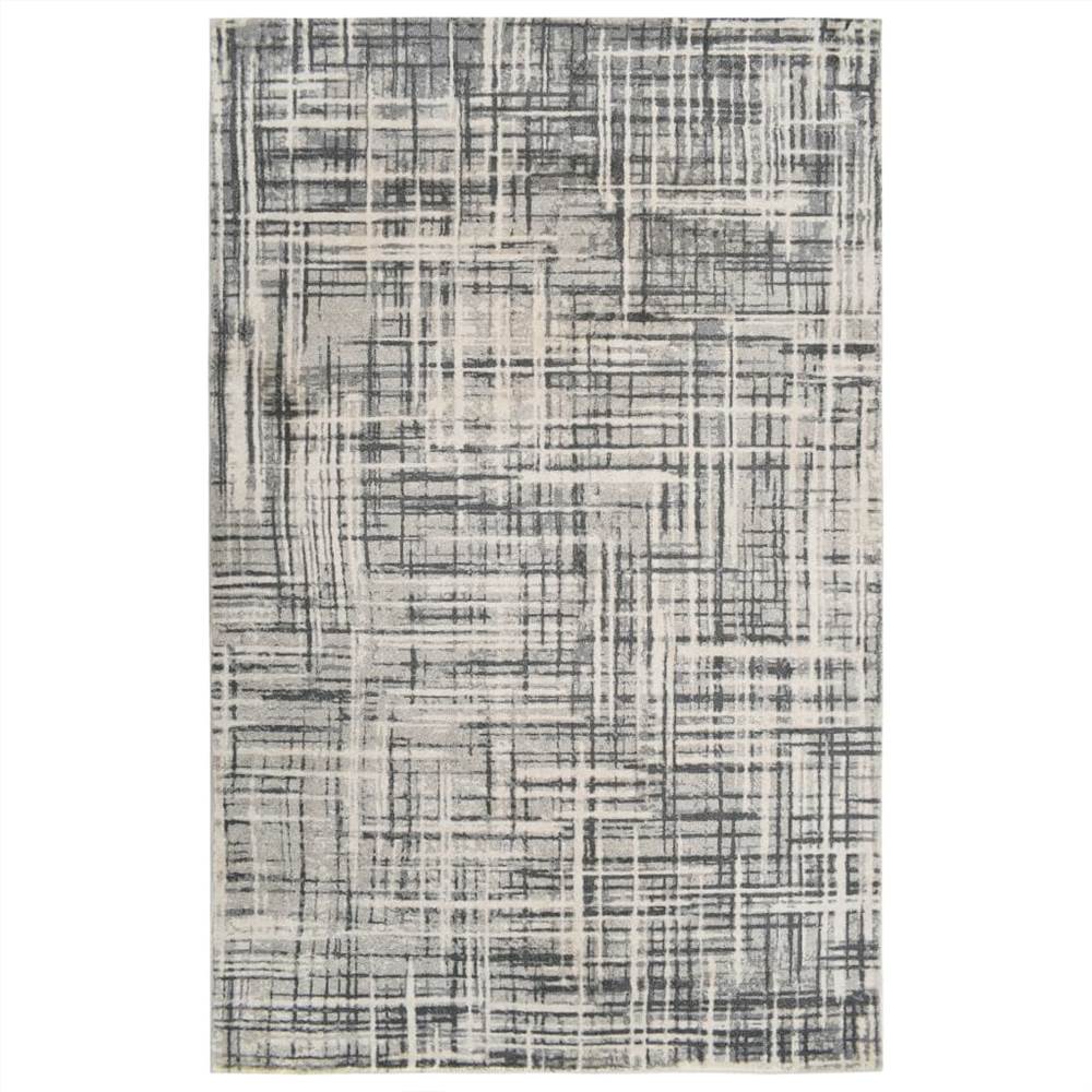 Printed Rug Beige 80x150 cm Polyester
