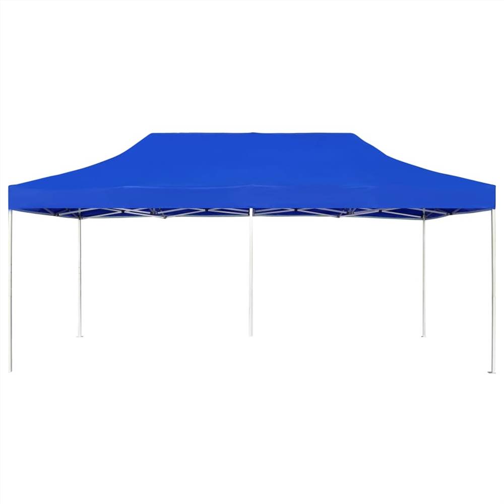 Professional Folding Party Tent Aluminium 6x3 m Blue