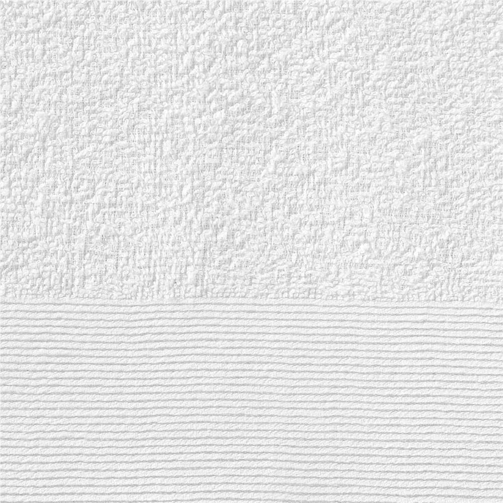 Sauna Towels 10 pcs Cotton 350 gsm 80x200 cm White
