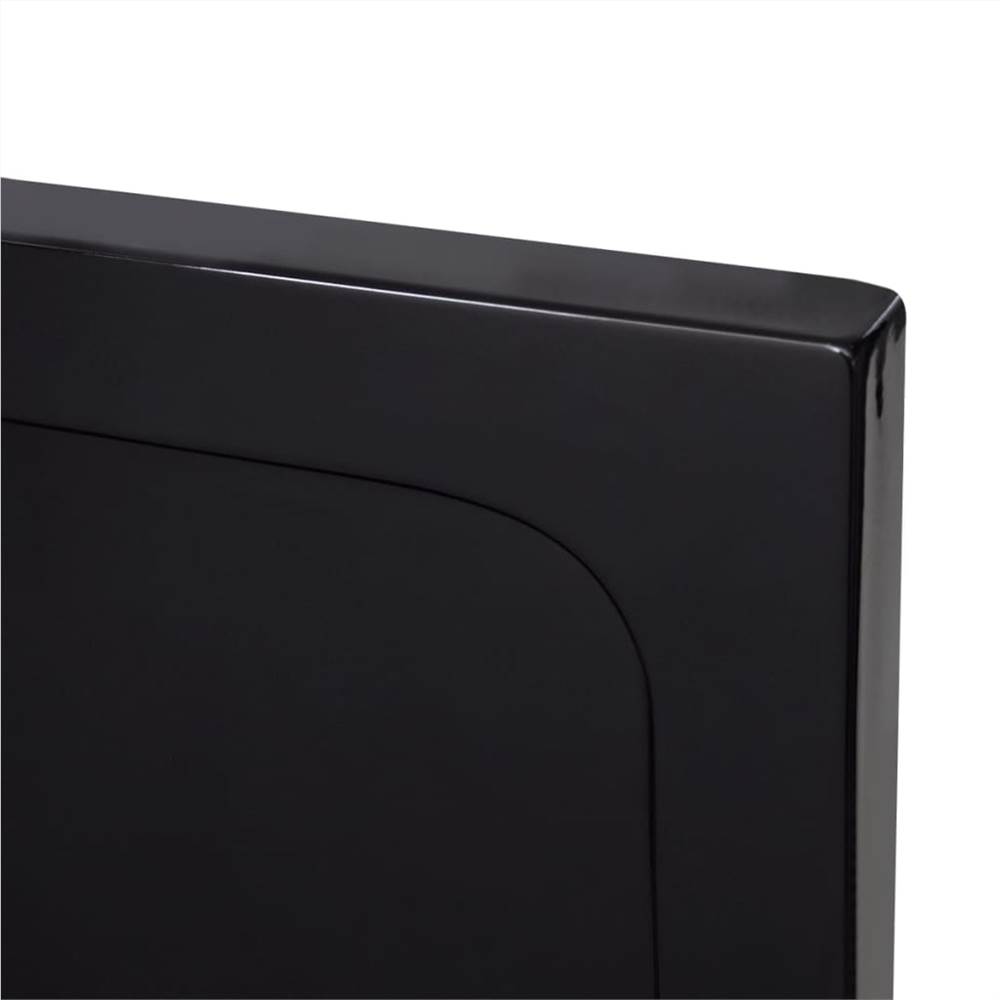 Shower Base Tray ABS Black 90x90 cm
