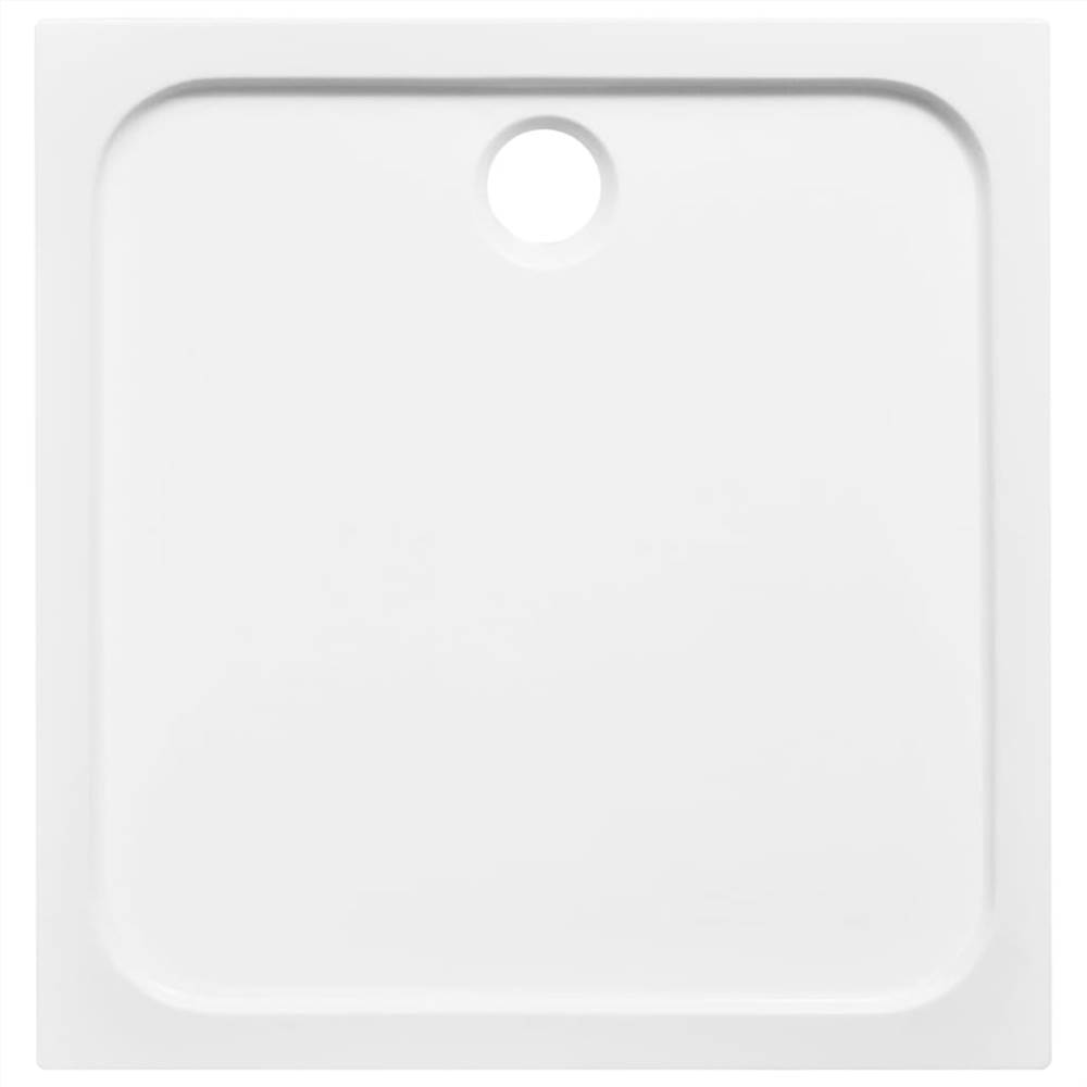 Shower Base Tray ABS White 90x90 cm
