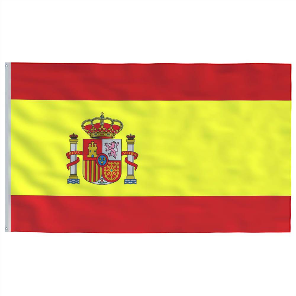 Spain Flag and Pole Aluminium 6,2 m