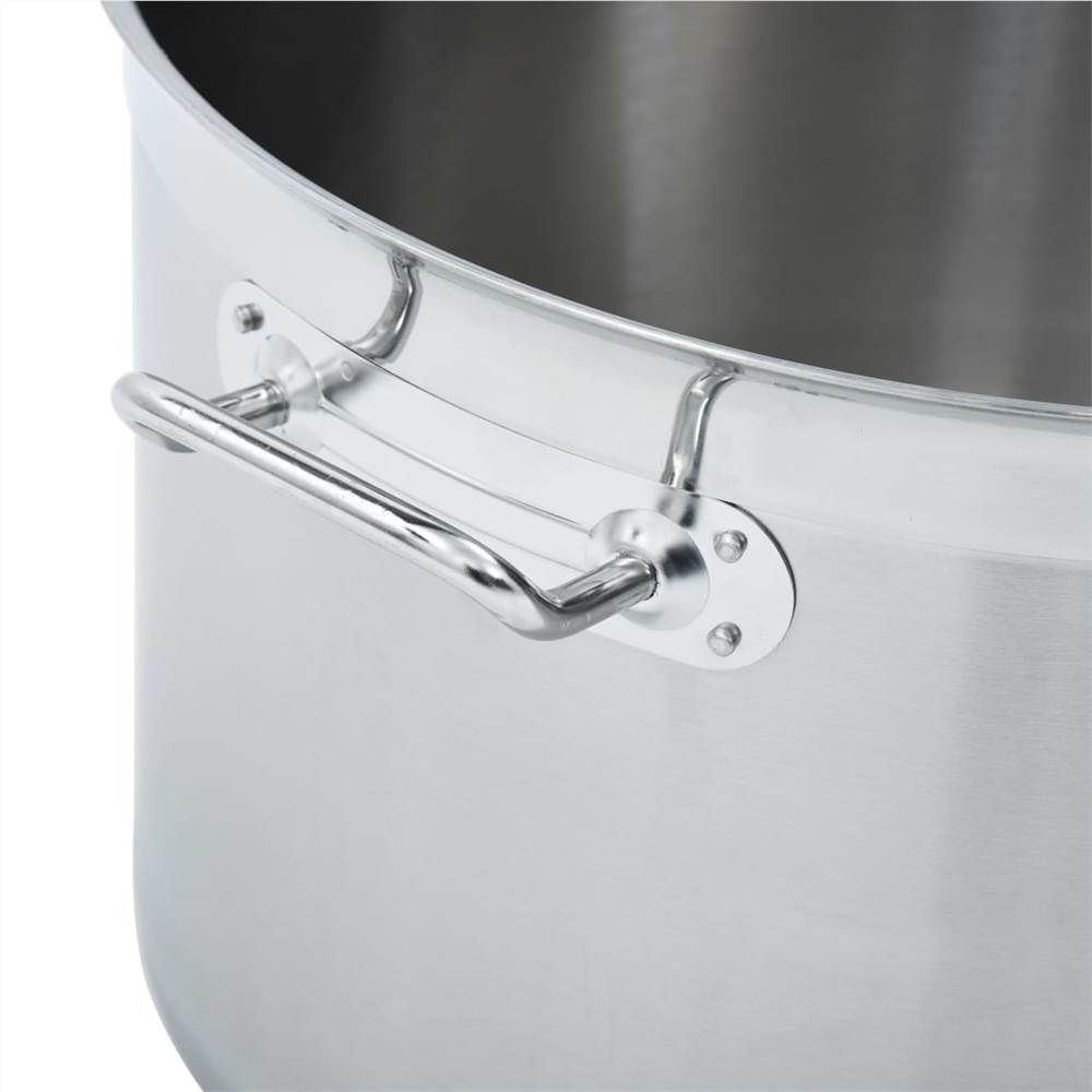 Stock Pot 44 L 45x28 cm Stainless Steel