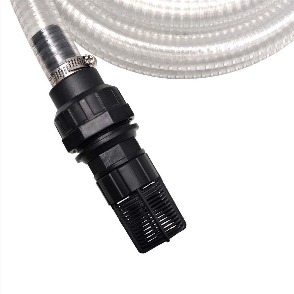 Suction Hose with Connectors 7 m 22 mm White