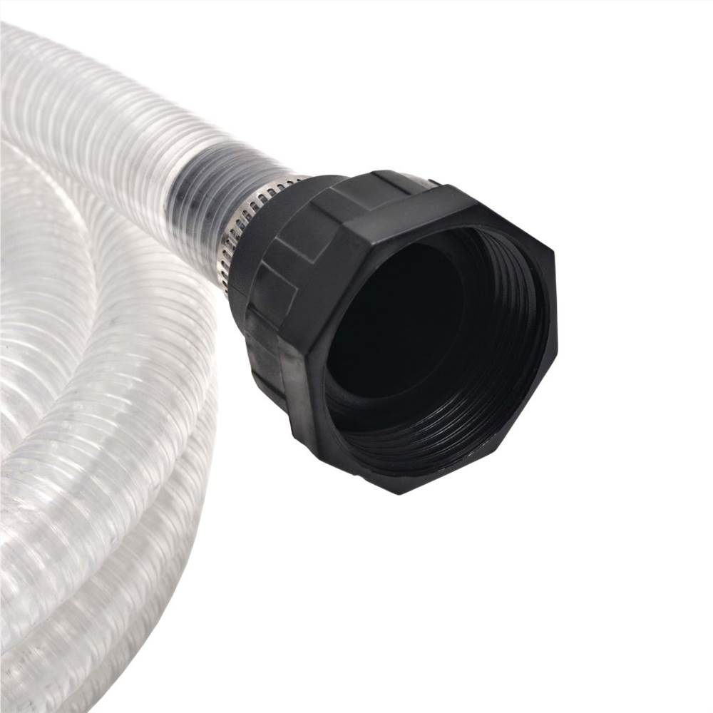 Suction Hose with Connectors 7 m 22 mm White