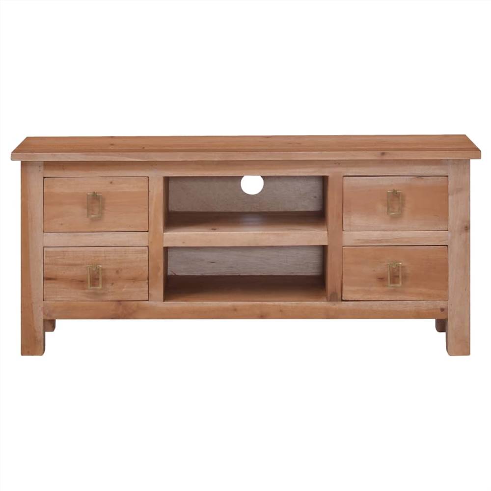 TV Cabinet 100x30x45 cm Solid Mahogany Wood