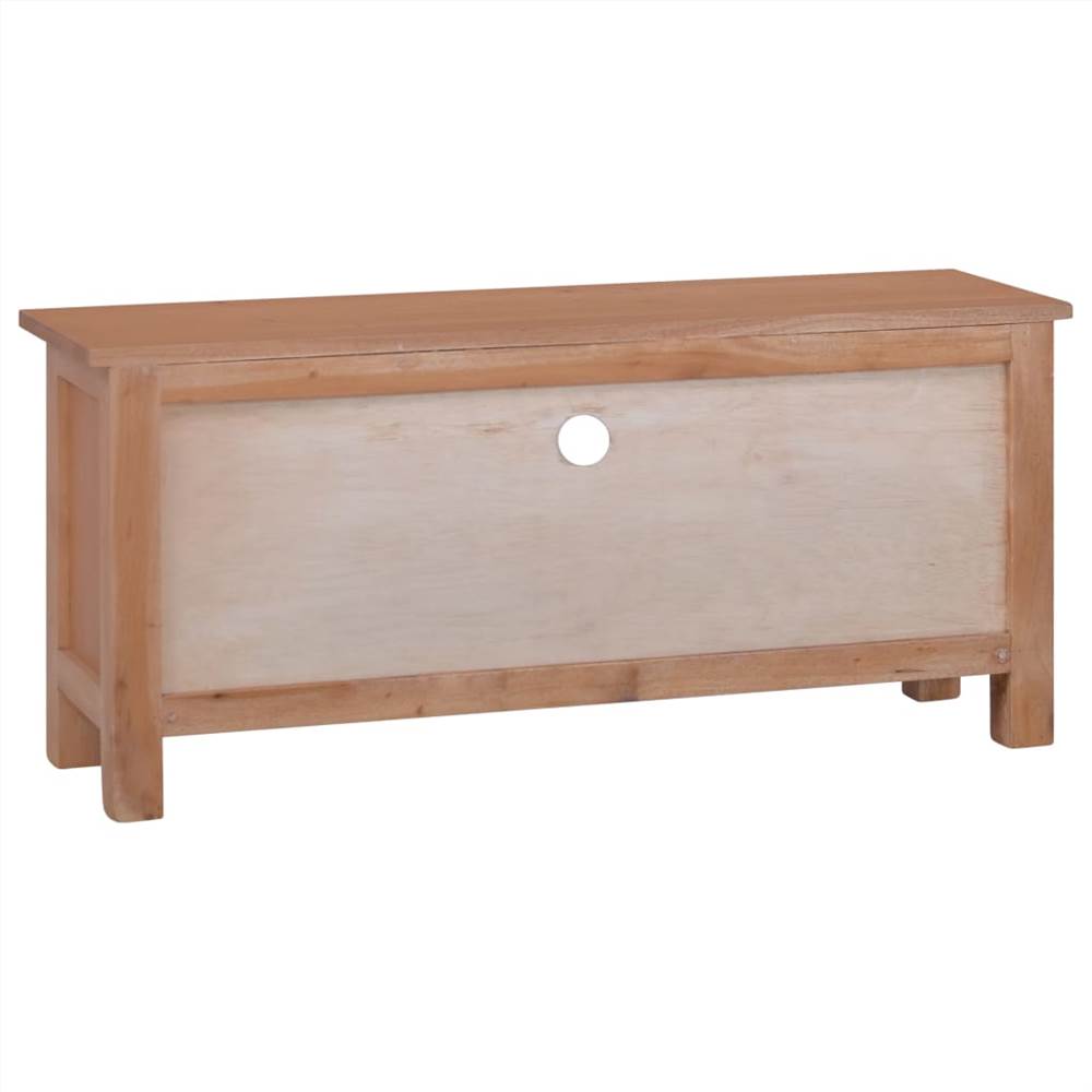 TV Cabinet 100x30x45 cm Solid Mahogany Wood