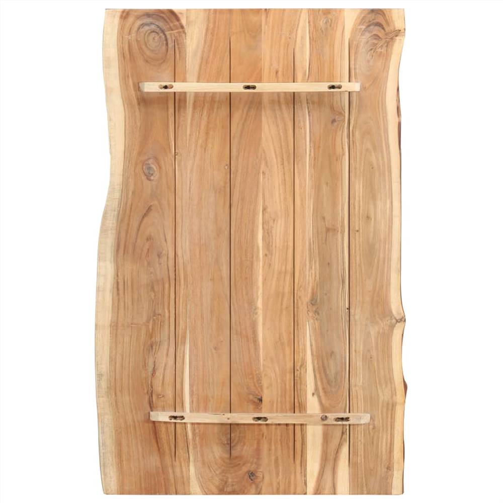 Table Top Solid Acacia Wood 100x60x3.8 cm
