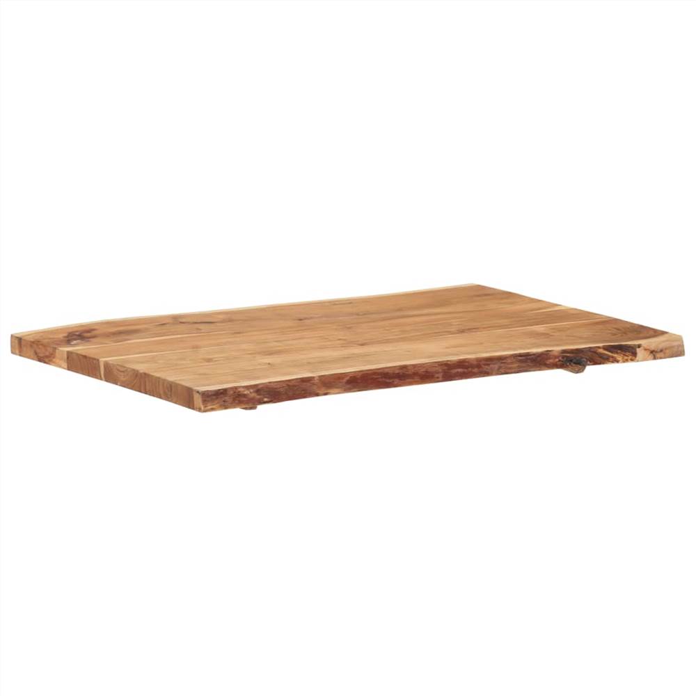 Table Top Solid Acacia Wood 100x60x3.8 cm