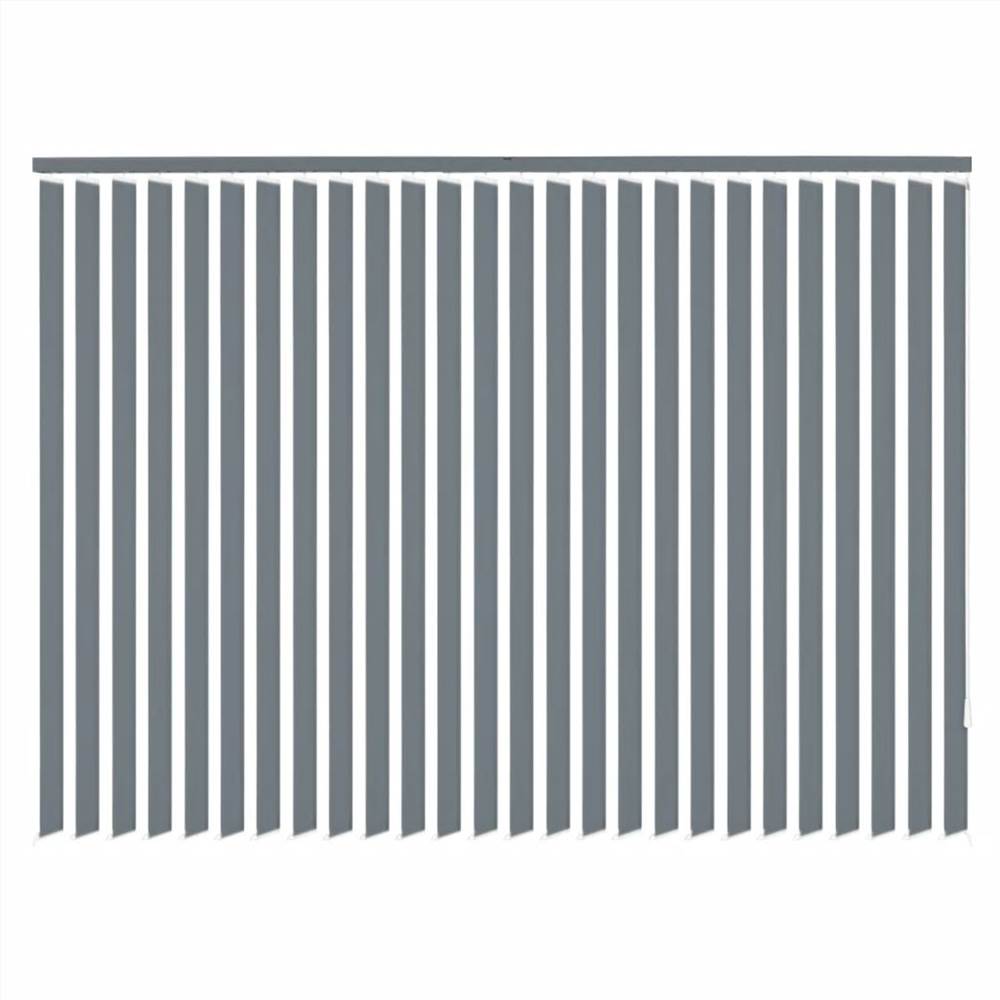 Vertical Blinds Grey Fabric 120x180 cm