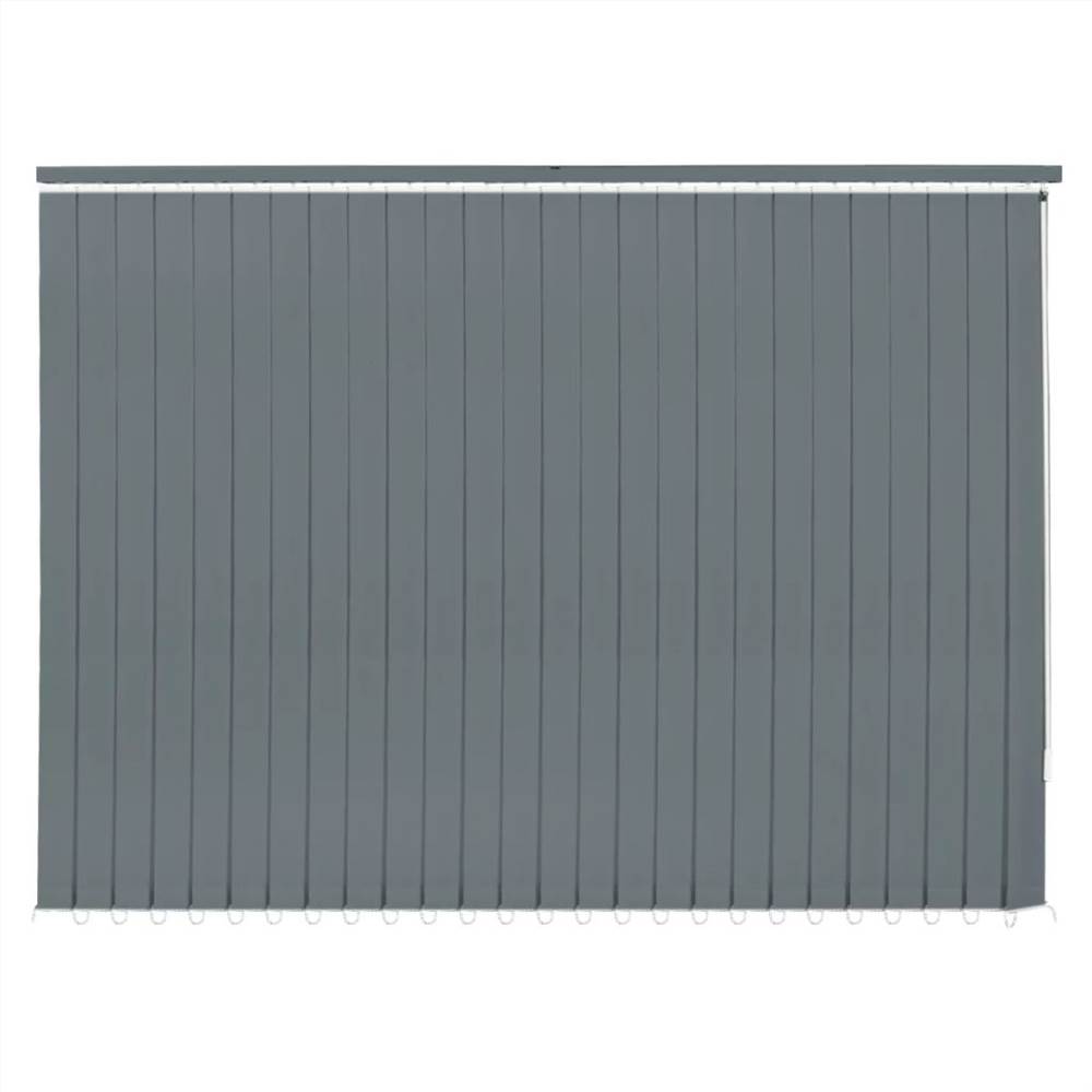 Vertical Blinds Grey Fabric 120x180 cm